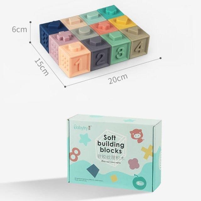 Blocos De Construção 3D Macios Para Bebês (Conjunto) - JokoStore - O ponto de encontro para ofertas incríveis
