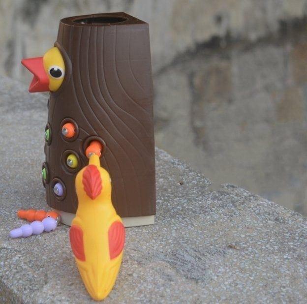 Brinquedo Pega Minhocas - Pica-Pau - JokoStore - O ponto de encontro para ofertas incríveis