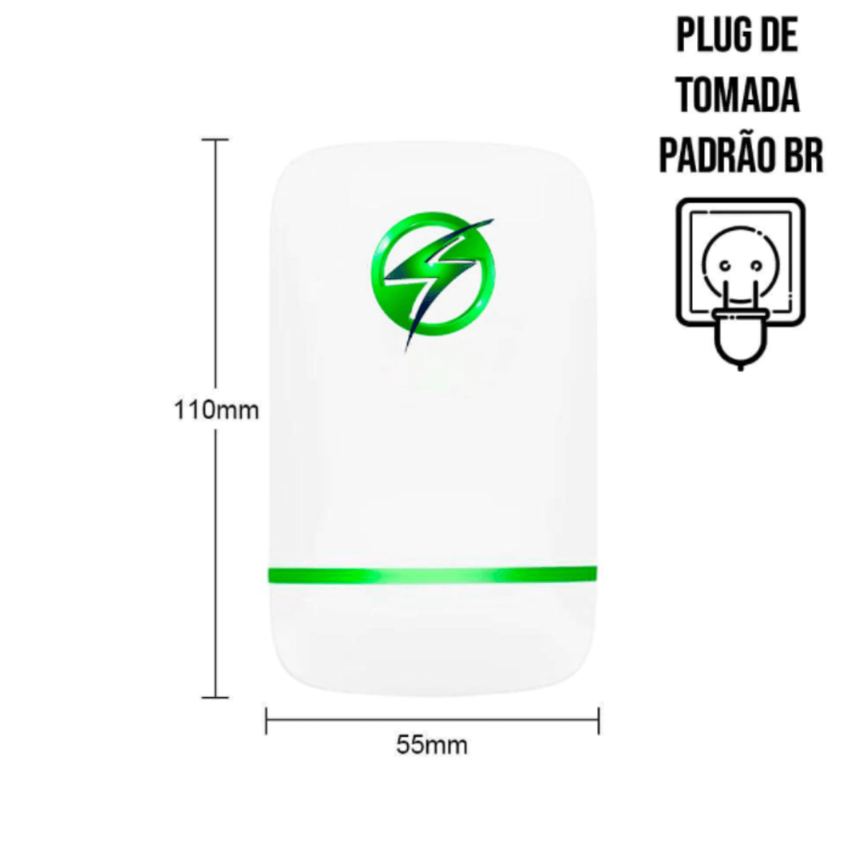 Economizador de Energia Elétrica Com Estabilizador de Tensão Bi-volt - JokoStore - O ponto de encontro para ofertas incríveis