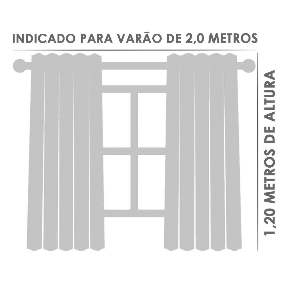 Cortina para Cozinha de Voil com Forro de Microfibra - Conforto e Beleza para o Seu Ambiente - JokoStore - O ponto de encontro para ofertas incríveis